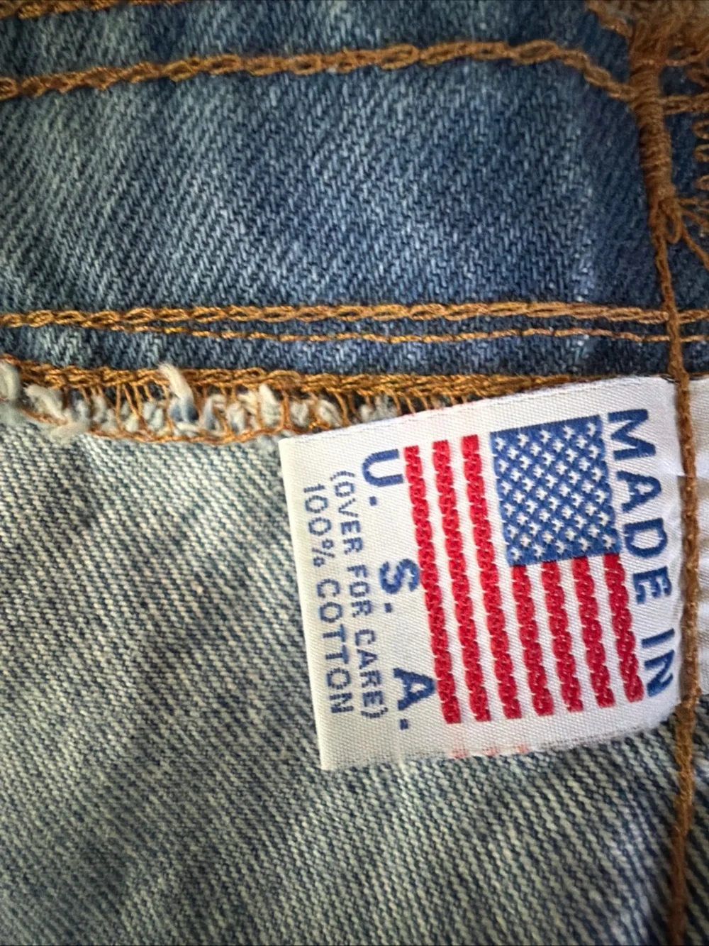 Active USA Denim Tote Bag - Blue